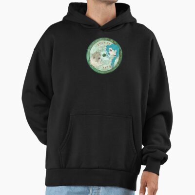 Arcane Jinx And Ekko Vynil Record Hoodie
