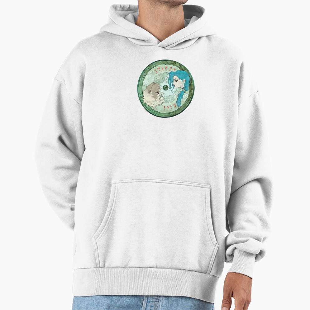 Arcane Jinx And Ekko Vynil Record Hoodie - Image 2