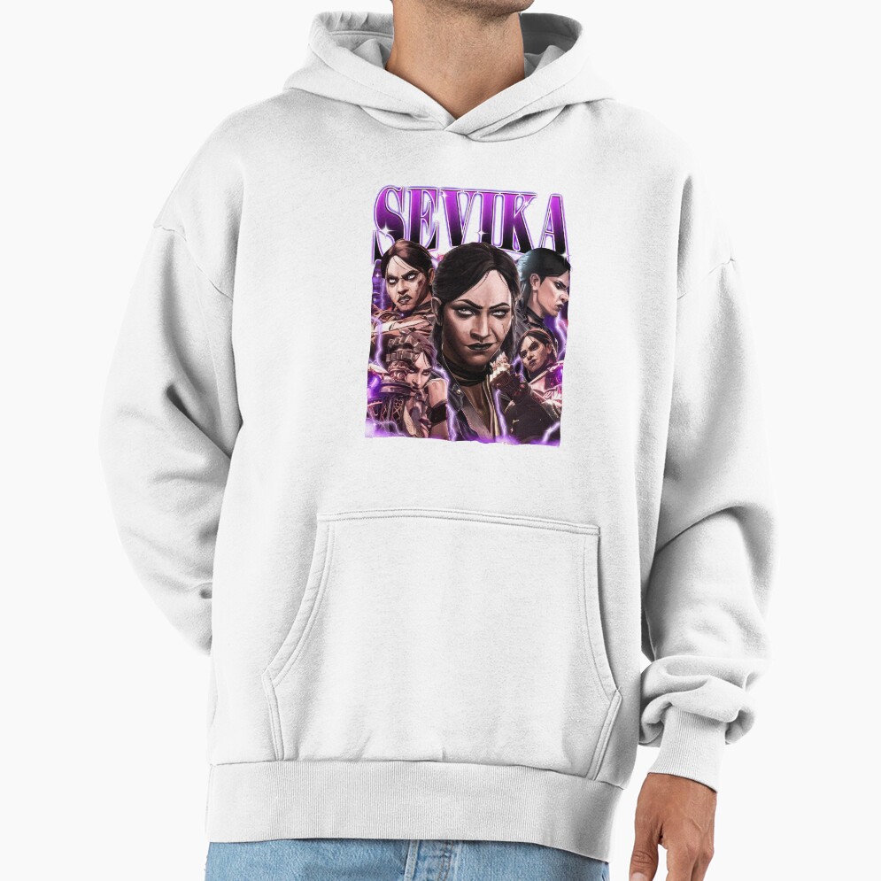 Arcane Sevika Purple Design Hoodie - Image 2