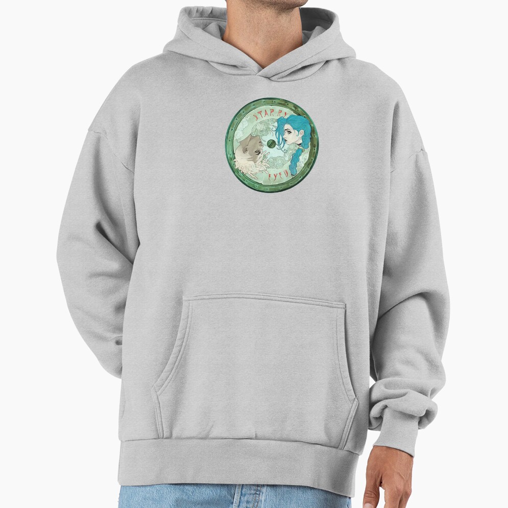 Arcane Jinx And Ekko Vynil Record Hoodie - Image 4