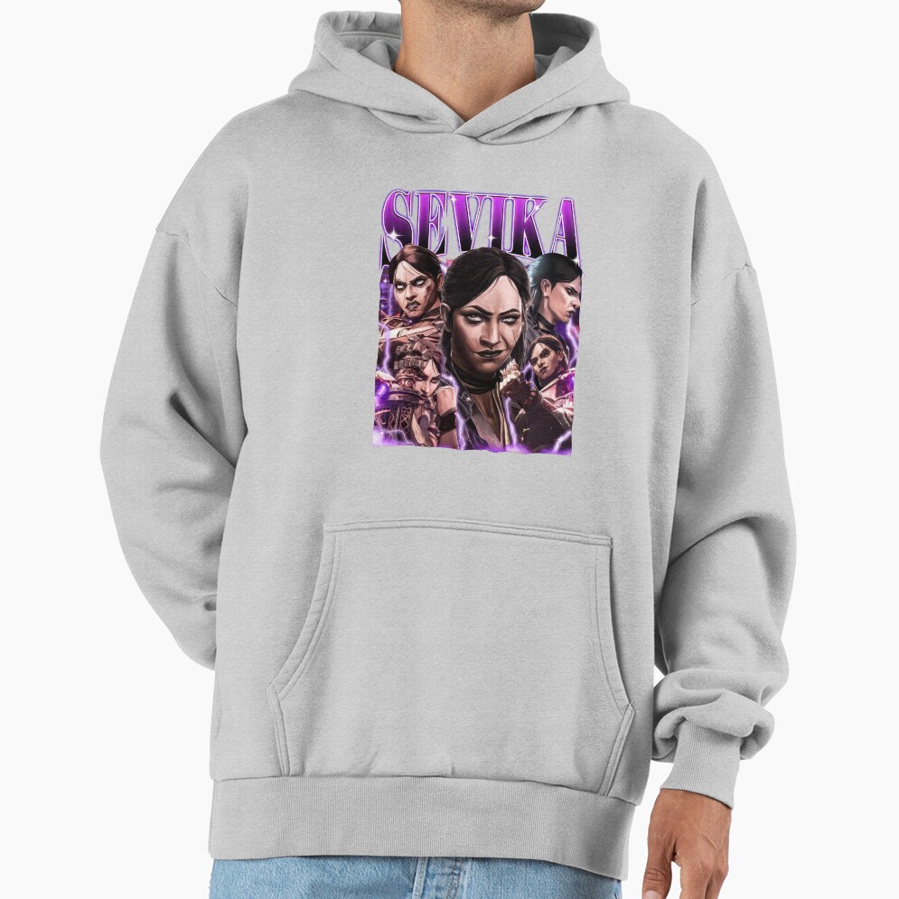 Arcane Sevika Purple Design Hoodie - Image 4