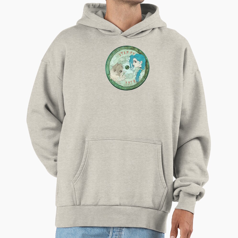 Arcane Jinx And Ekko Vynil Record Hoodie - Image 3