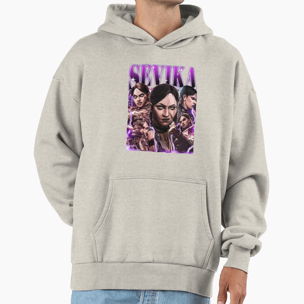 Arcane Sevika Purple Design Hoodie - Image 3