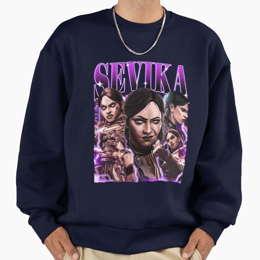 Arcane Sevika Purple Design Sweatshirt - Image 5