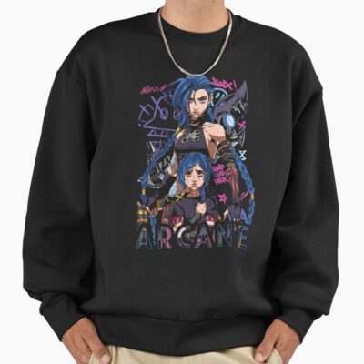Jinx Two Versions Arcane Sweatshirt