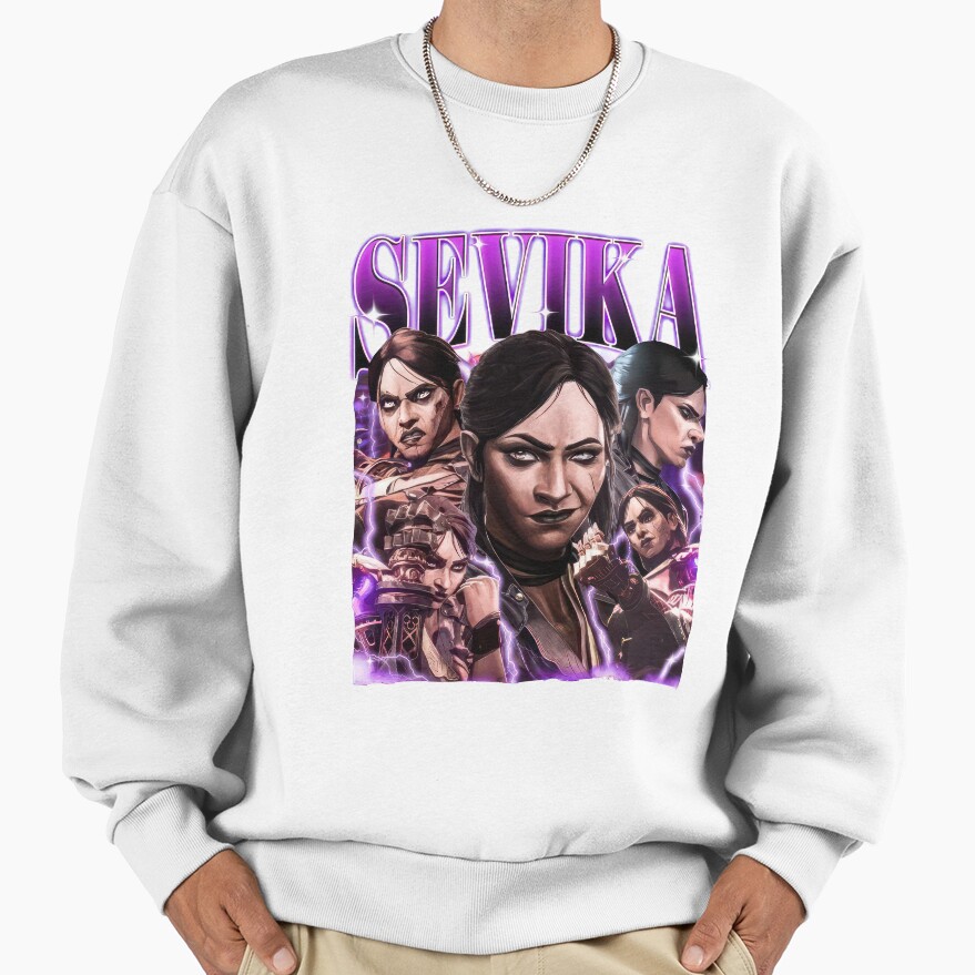 Arcane Sevika Purple Design Sweatshirt - Image 2