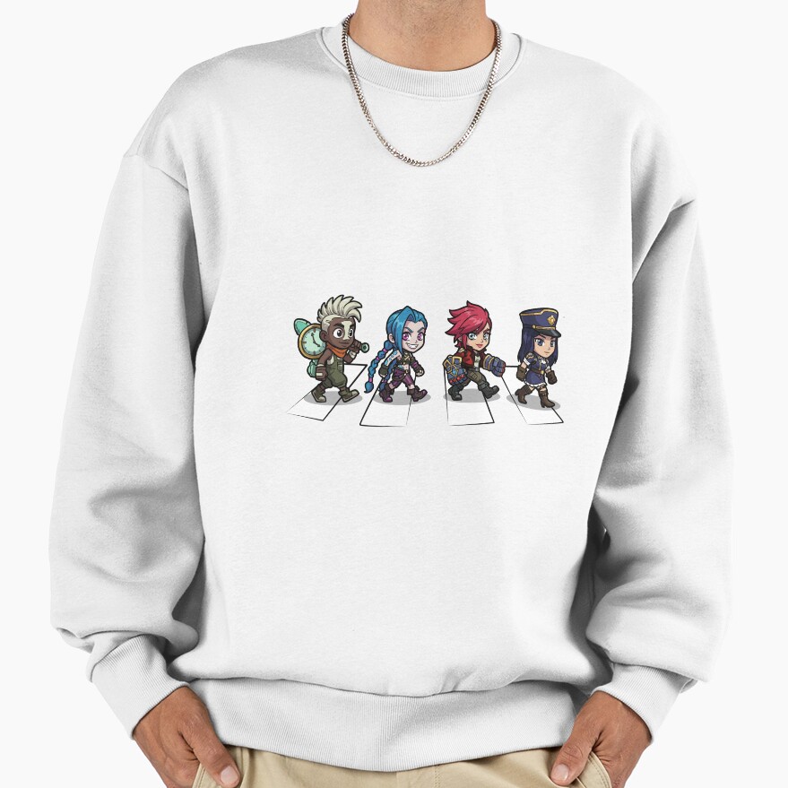 Arcane Chibi Crossover Abbey Road Style Sweatshirt