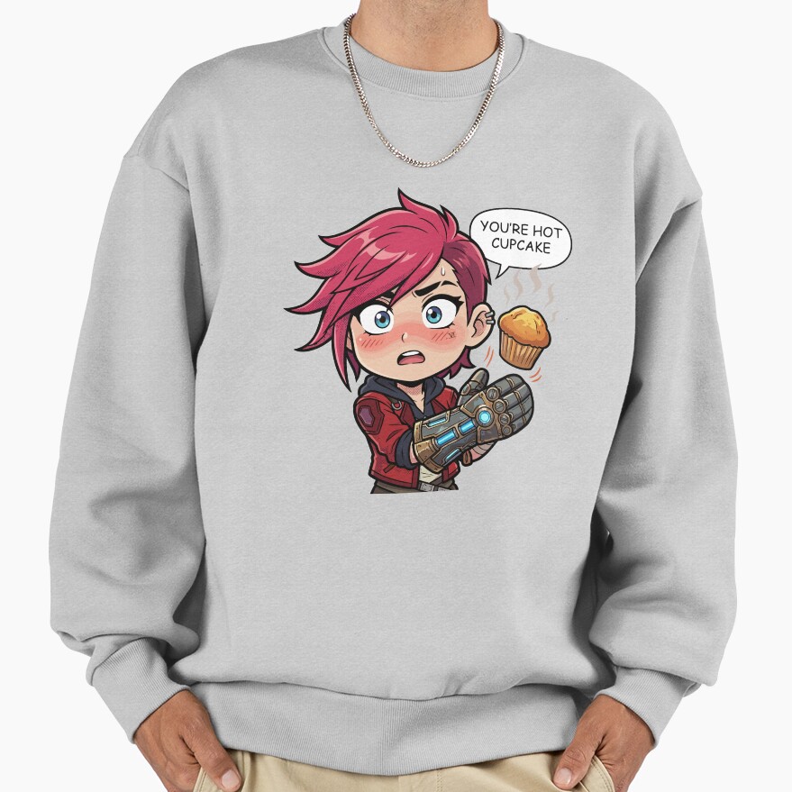 Arcane Vi You Re Hot Cupcake Sweatshirt - Image 4