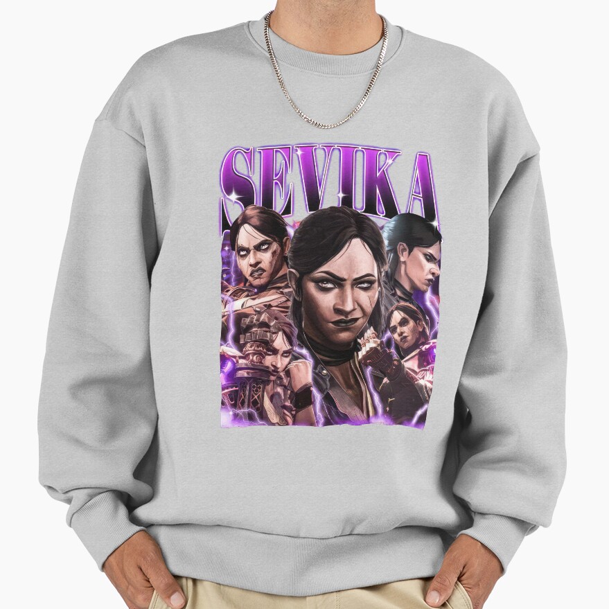 Arcane Sevika Purple Design Sweatshirt - Image 4
