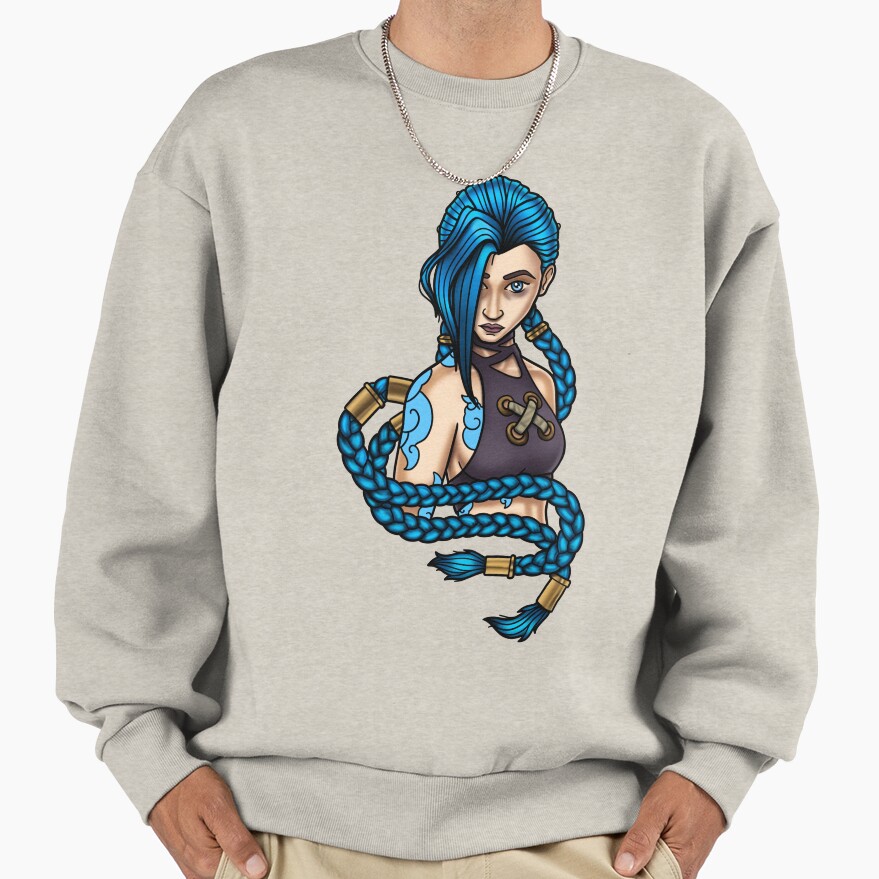 Jinx From Arcane Sweatshirt - Image 3