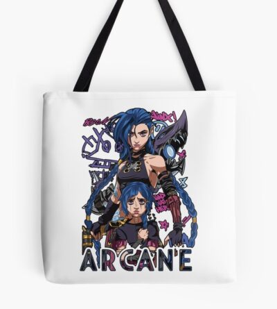 Jinx Arcane Two Version Tote Bag