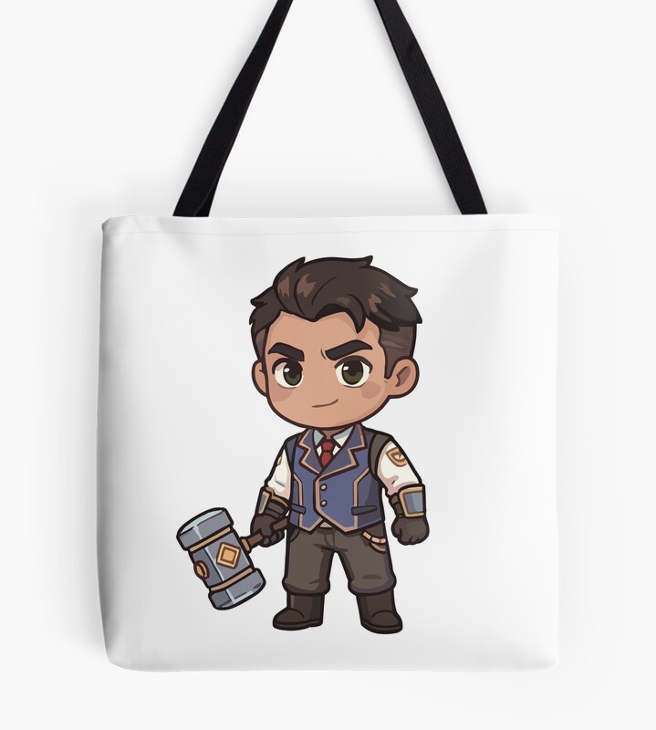 Arcane Jayce Heroic Piltover Tote Bag