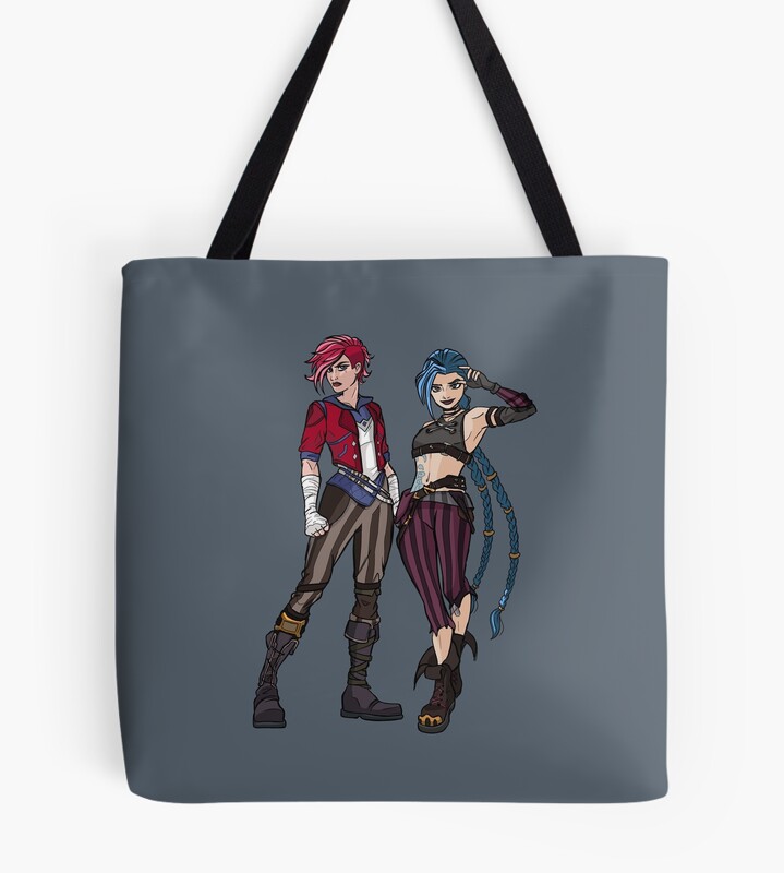 Arcane Vi And Jinx Tote Bag