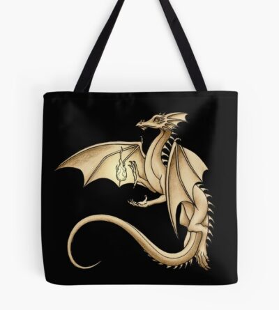 Arcane Golden Dragon Tote Bag