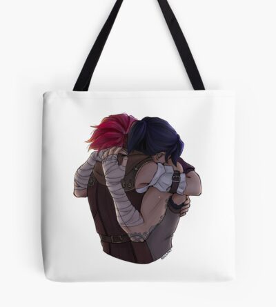 Jinx And V Hug Together Tote Bag