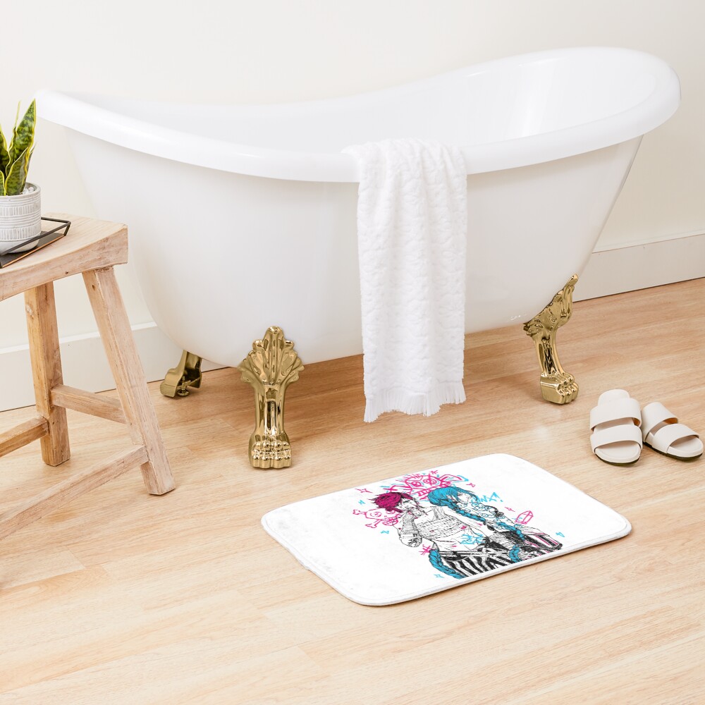 Jinx Vi Arcane Graphic Style Bath Mat - Image 2