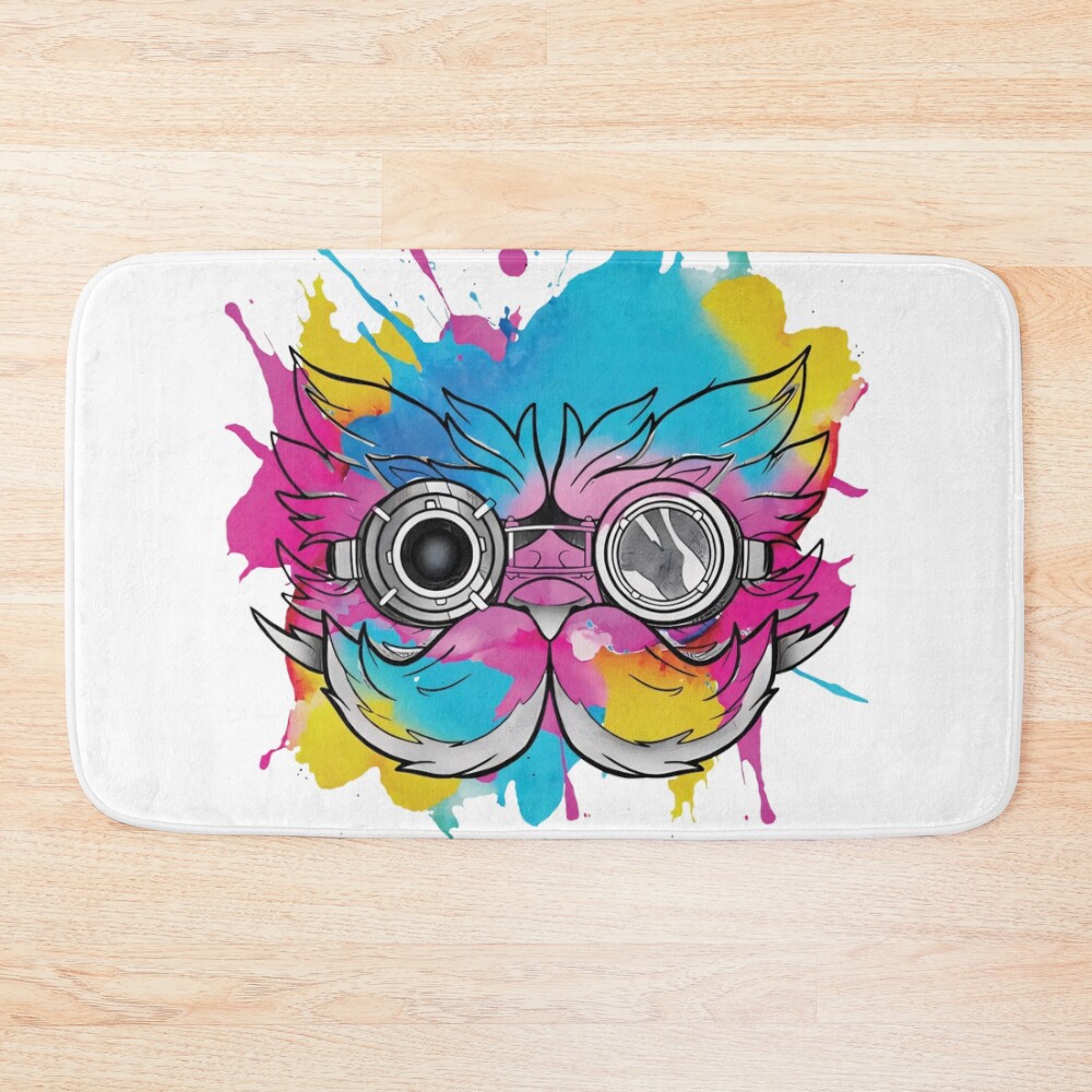 Heimerdinger Professor Arcane Character Bath Mat