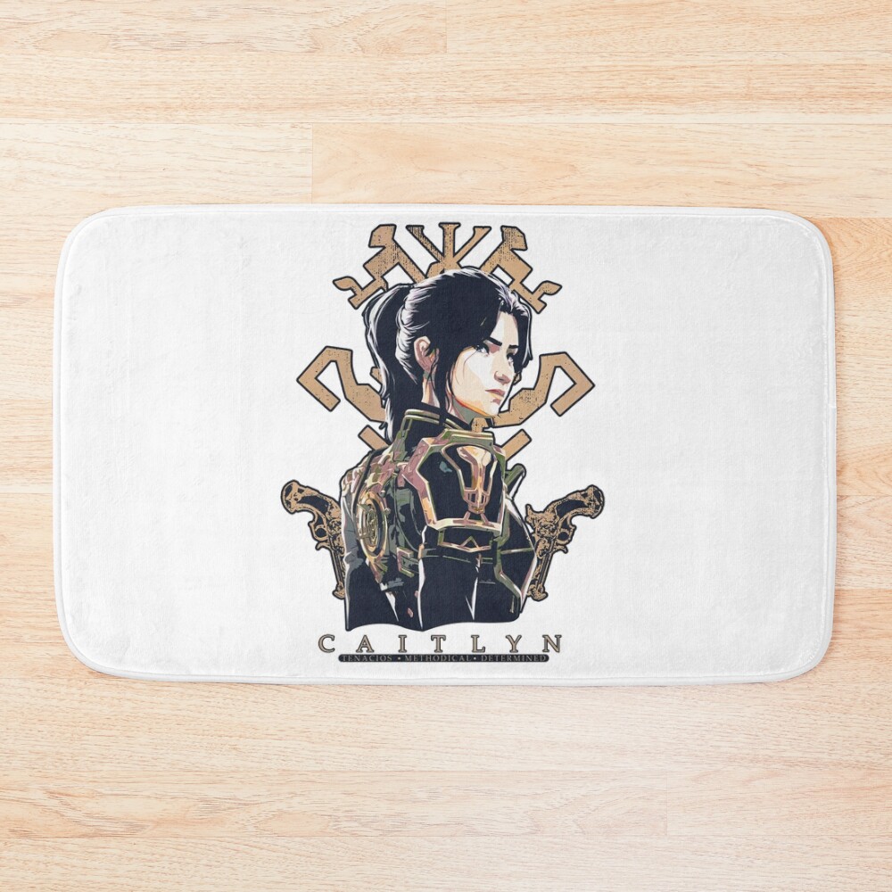 Caitlyn Arcane Movie Character Bath Mat