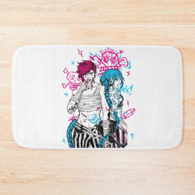 Jinx Vi Arcane Graphic Style Bath Mat