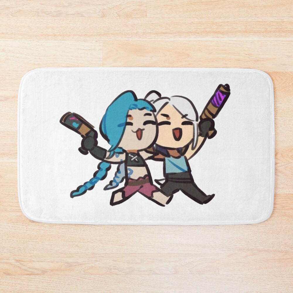 Jett And Jinx Chibi Bath Mat