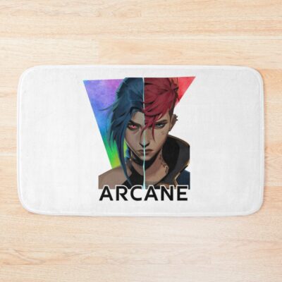 Arcane Vi And Jinx Bath Mat