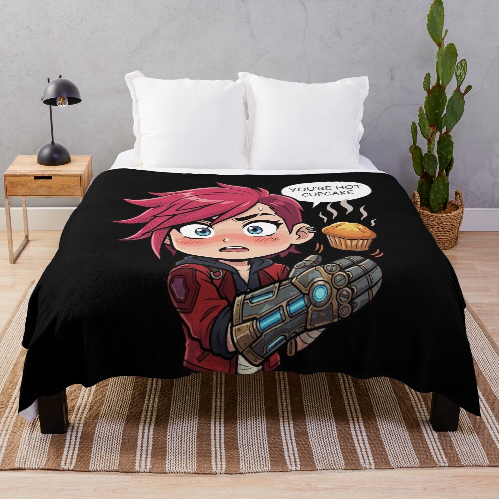 Arcane Vi You Re Hot Cupcake Throw Blanket