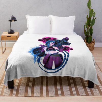 Arcane Jinx Colorful Throw Blanket