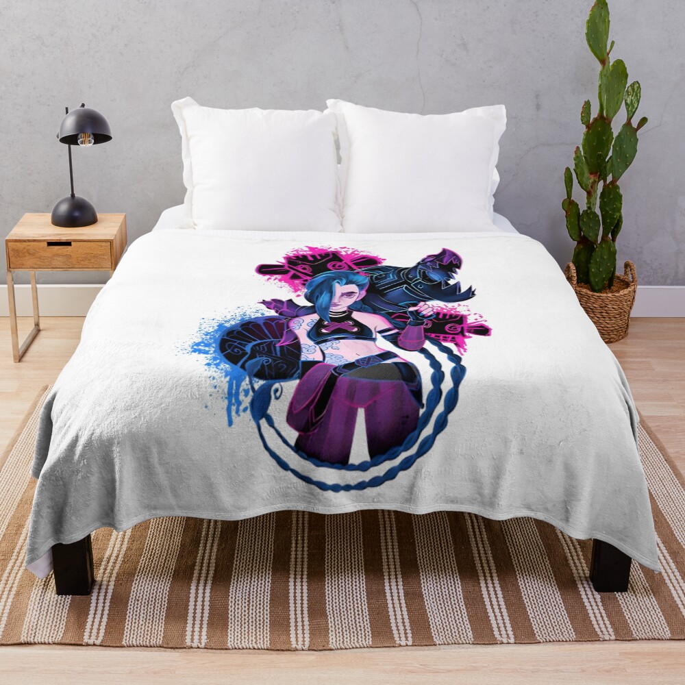 Arcane Jinx Colorful Throw Blanket