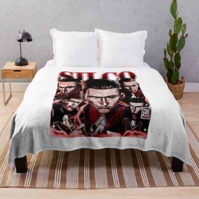 Silco Arcane Dark Villain Throw Blanket