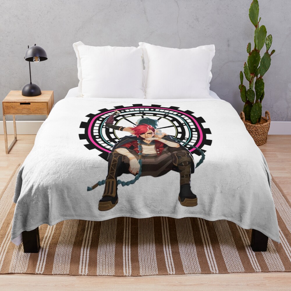Jinx And Vi New Design Throw Blanket