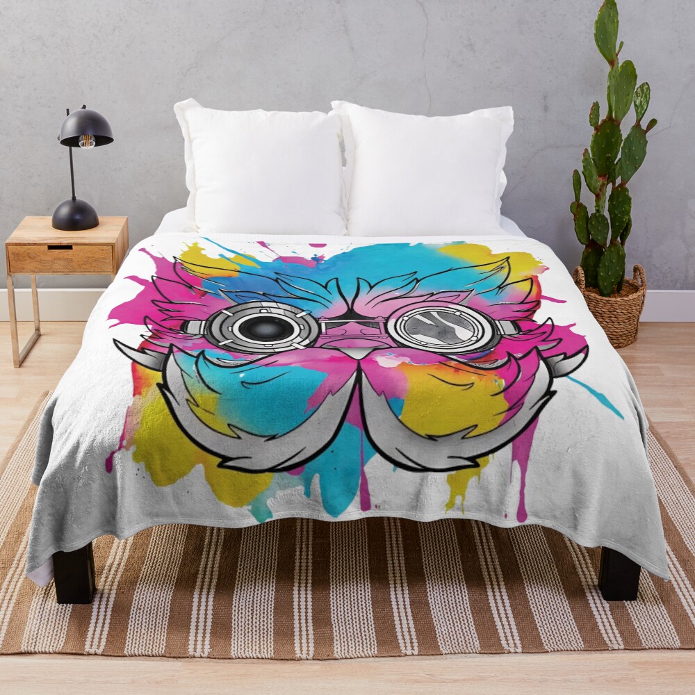 Heimerdinger Professor Arcane Character Throw Blanket