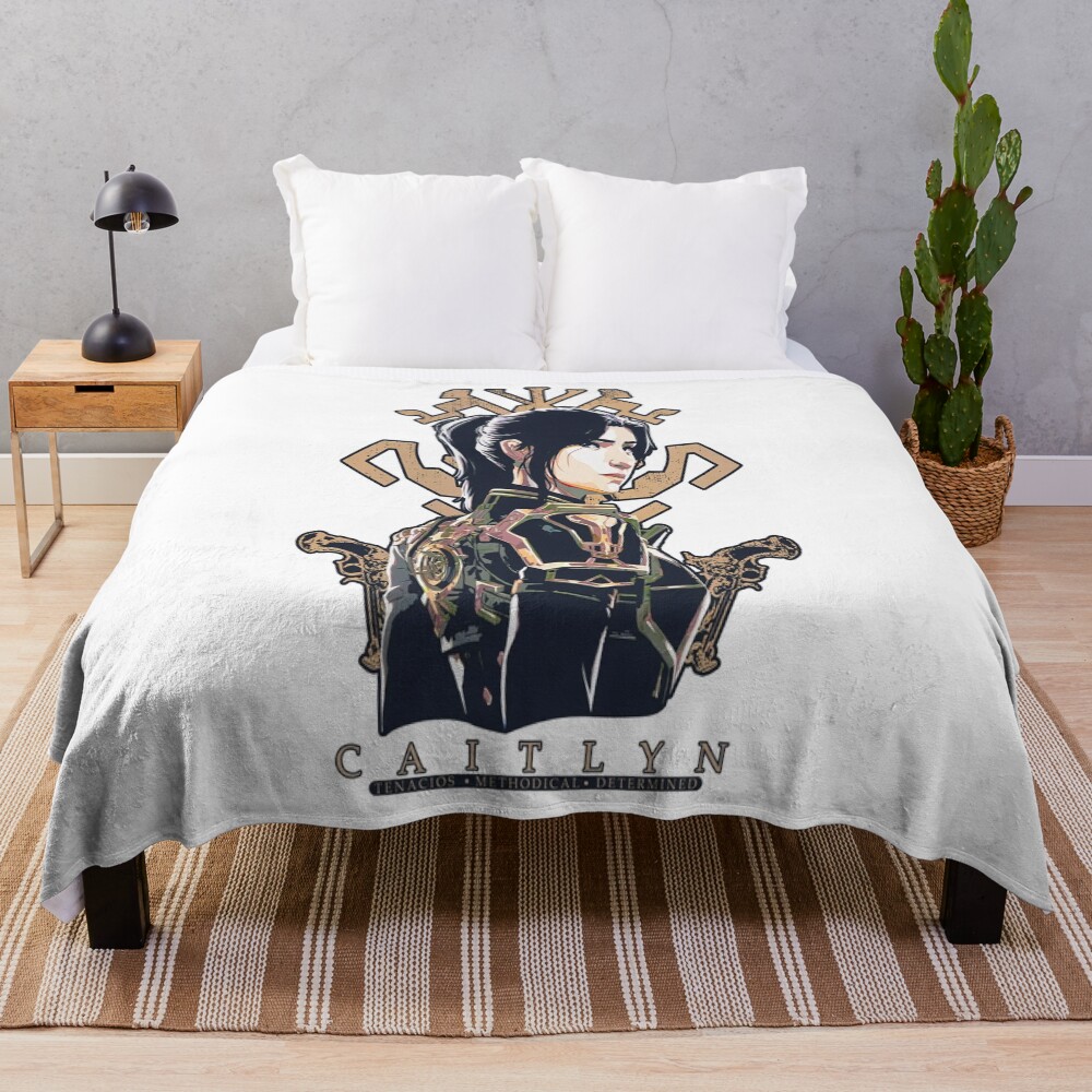 Caitlyn Arcane Movie Character Throw Blanket
