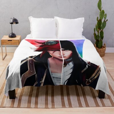 Caitvi Arcane Caitlyn Vi Throw Blanket