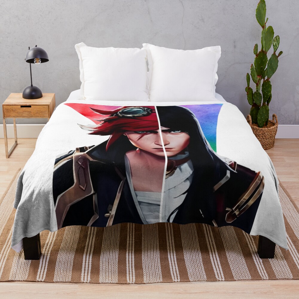 Caitvi Arcane Caitlyn Vi Throw Blanket