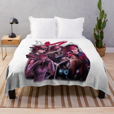 Arcane Vi Profile Throw Blanket