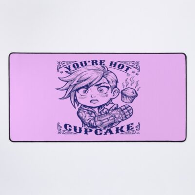 Vi Chibi Vintage Art Design You Re Hot Cupcake Arcane Mouse Pad