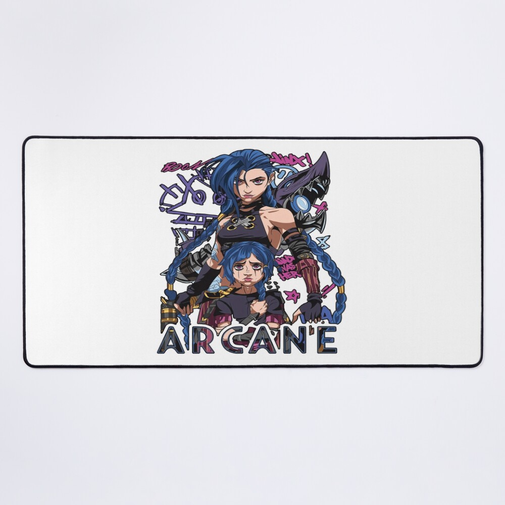 Jinx Arcane Two Versions Mouse Pad