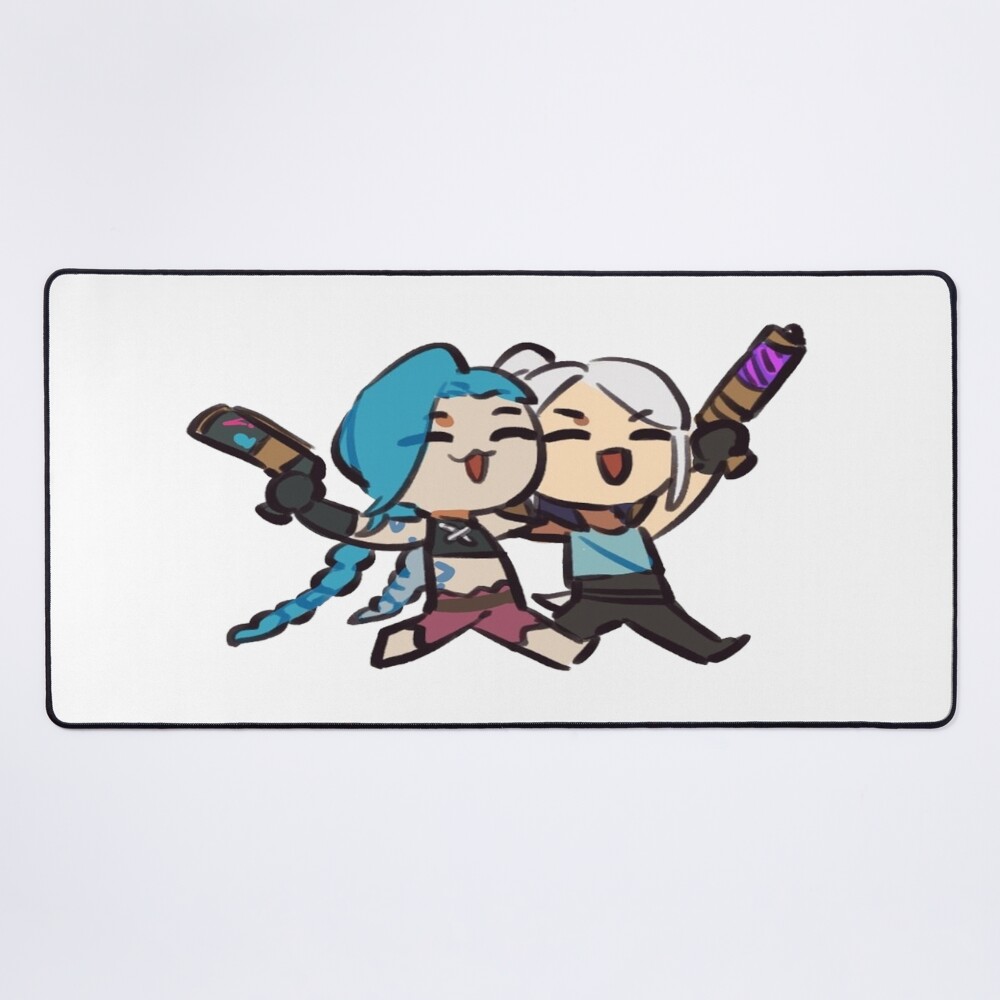 Jett And Jinx Chibi Mouse Pad