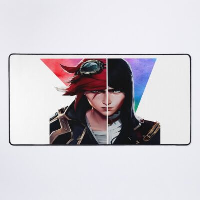 Caitvi Arcane Caitlyn Vi Mouse Pad
