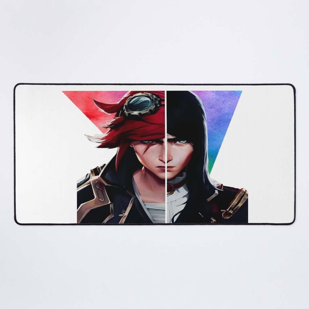 Caitvi Arcane Caitlyn Vi Mouse Pad
