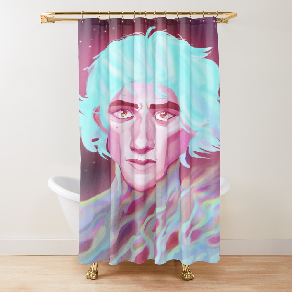 Viktor Digital Shower Curtain