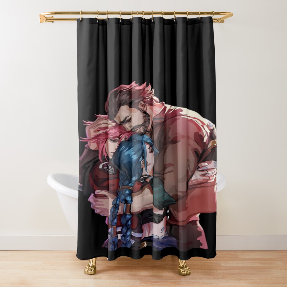 Jinx Vi Arcane Shower Curtain