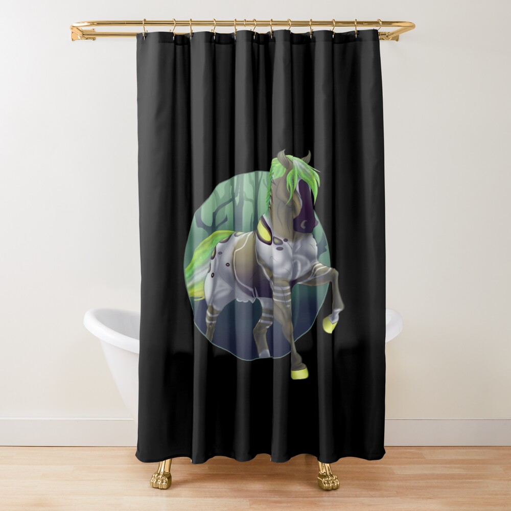Arcane Horse Shower Curtain