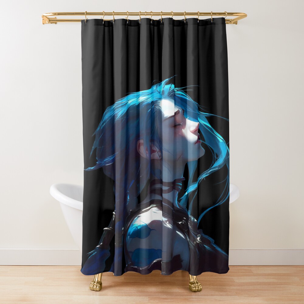 Arcane Jinx Sad Shower Curtain
