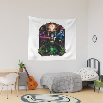 Arcane Three Characters Tapestry
