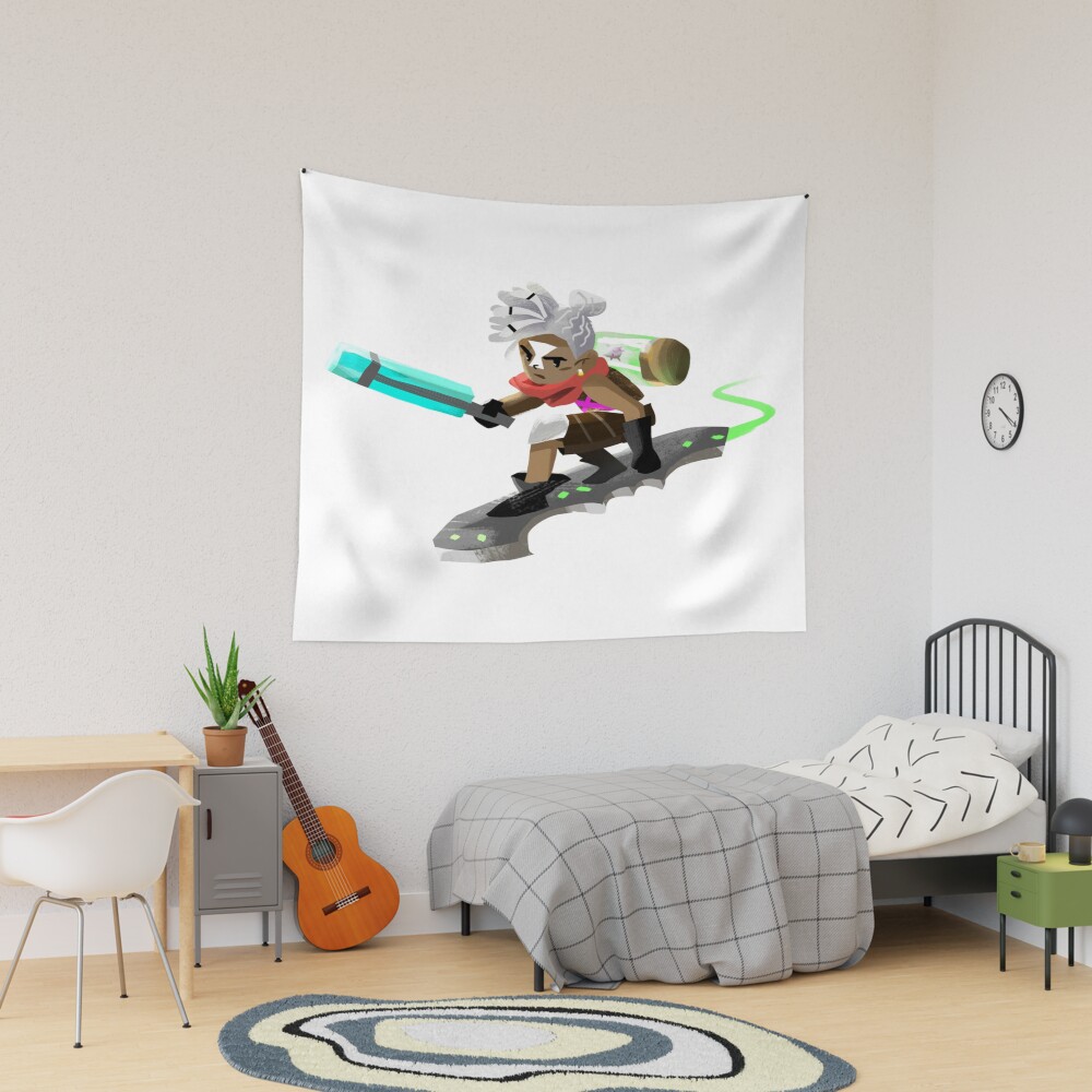 Time Traveller Kawaii Chibi Doodle Fanart Tapestry