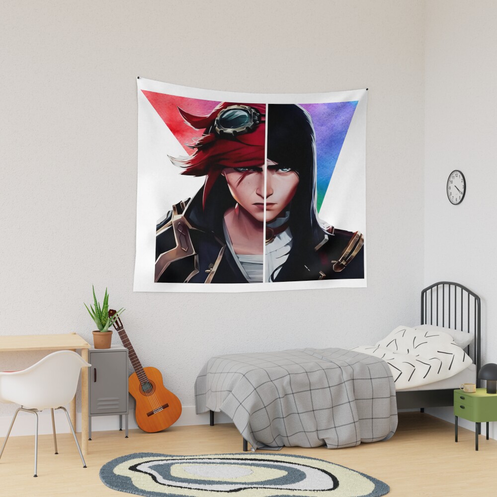 Caitvi Arcane Caitlyn Vi Tapestry