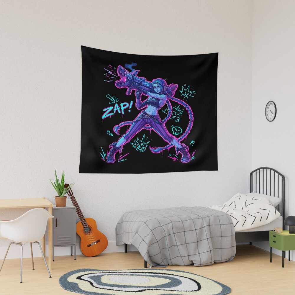 Jinx Arcane Chaos Tee Tapestry