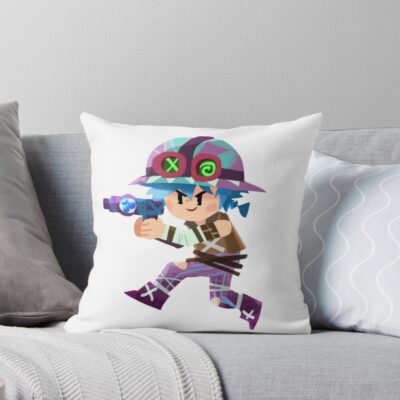 Powder Chibi Throw Pillow