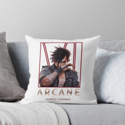 Vi Arcane Character Movies Throw Pillow